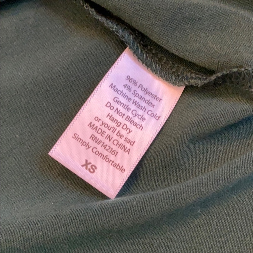 Lularoe green xs Carly - Picture 3 of 3